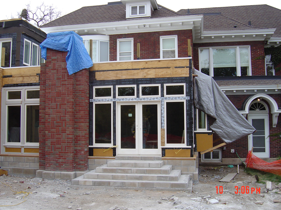 Minneapolis Lowry Hill Family Room Addition Exterior Progress